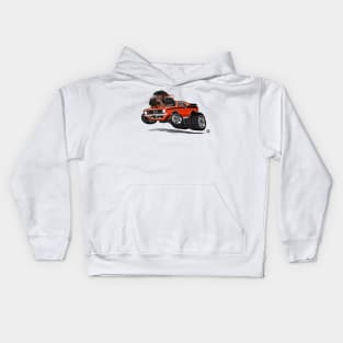 72 Hemi Cuda Engine Kids Hoodie